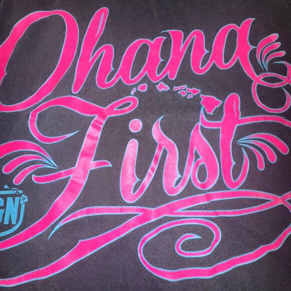 Ohana First Tank Top Mens 2XL Sleeveless Hawaii Polynesian Graphic GN - Picture 1 of 11